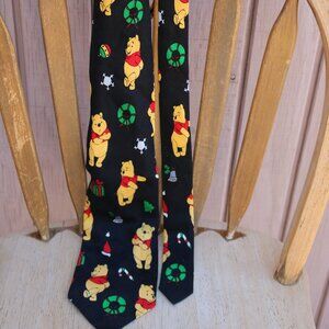 Disney Winnie The Pooh Christmas Tie